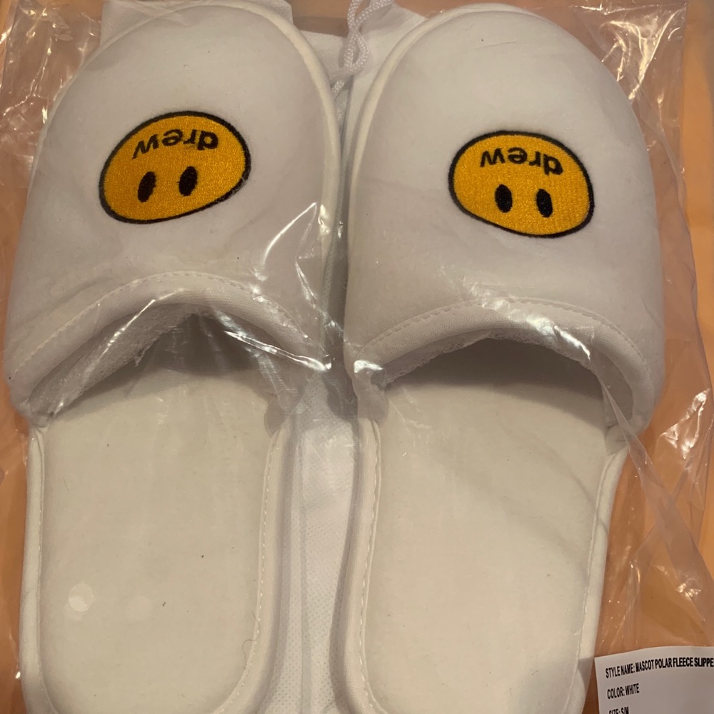 100% Authentic Drew House Mascot Slippers Size SM